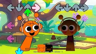 FNF Sprunki Normal VS Sprunki Horror Versions Sings Can Can (Incredibox Sprunki/FNF Mod)