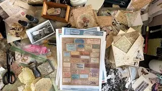 Cluster Ideas, Fun Grungy Labels, and the Fastenator Stapler