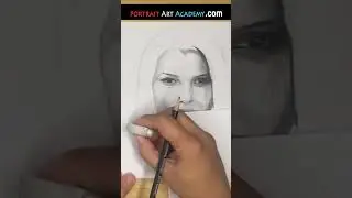 Drawing a portrait 