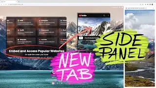 Dashy New Tab Homepage and Side Panel Dashboard Extension for Web Browsers