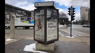 Marcus Performing Arts Center Spinning Sign (Water St. and State St.)