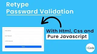 retype password validation