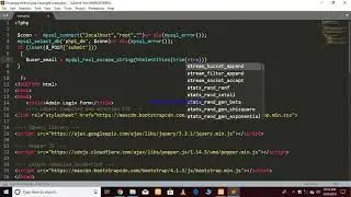 Secure Admin Login form in Php