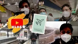 #Vlog3 | Security ne pakda | Way to airport through metro