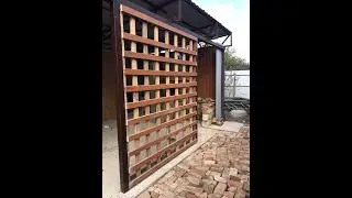 НЕ СПЕШИ ВЫКИДЫВАТЬ ПОЛОВЫЕ ДОСКИ!pergola made of old floorboards!пергола из старых половых досок.