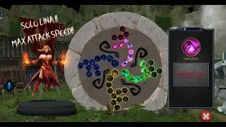Random defense adventure beta LINA SOLO!! MAX ATTACK SPEED!!!