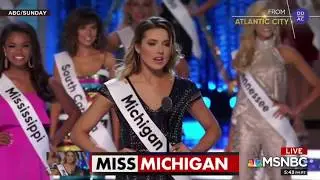 Hot chick Emily Sioma robbed of Miss America!