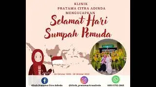 Klinik Pratama Citra Adinda mengucapkan selamat hari sumpah pemuda 🇮🇩