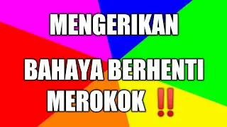 WOW❗❗❗INILAH YANG TERJADI KETIKA PECANDU ROKOK BERHENTI MEROKOK. MENGERIKAN ❗