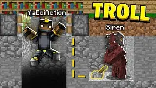 PRANKING AS SIREN HEAD IN MINECRAFT! (He *FREAKED* When He Saw Siren Head)