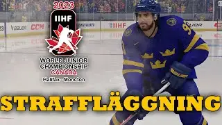 SVERIGE SLUTAR 4:A... JVM 2023 - NHL 23 STRAFFLÄGGNING