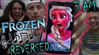 *SCARY* DO NOT PLAY THE FROZEN SOUNDTRACK IN REVERSE AT 3 AM (THIS IS WHY)