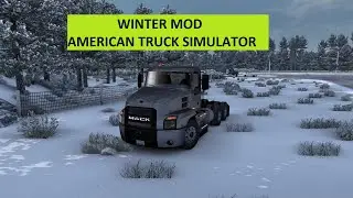 WINTER MOD AMERICAN TRUCK SIMULATOR NEW!!!!!