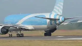 12 heavy takeoffs at Manchester Airport (MAN) - runway 23L.