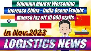 Logistics News in November 2023. Focusing on O/F Rates & Container Market