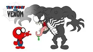 Tiny Spidey meets Venom