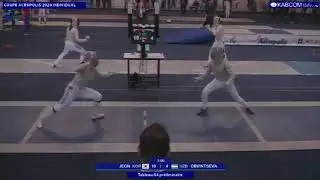 Athens World Cup SWS 2020 - P64 - Jeon KOR v Obvintseva UZB