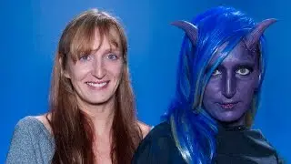 EverQuest Next Dark Elf Halloween Make-up Tutorial