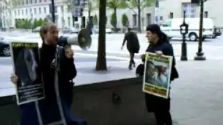 HLS Demos for World Lab Animal Liberation Week: Siege of Fortress continues!