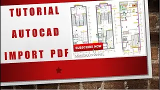 TUTORIAL AUTOCAD - IMPORT PDF KE AUTOCAD