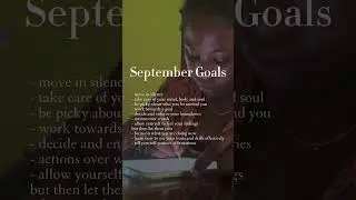 Welcome September ✨