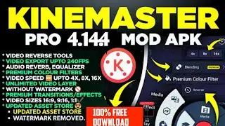 Kinemaster Pro Mod Apk | V4.14.4 | kinemaster latest mod apk 4.14.4 2020 4k support |Technical Vegas