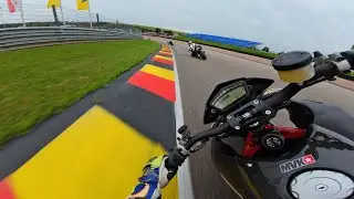 FASTEST Hypermotard on Trackday // Ducati Hypermotard 1100 Evo SP // DJI Action 4