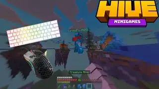 Keyboard + Mouse Sounds v2 | (PS5) Minecraft HIVE Treasure Wars