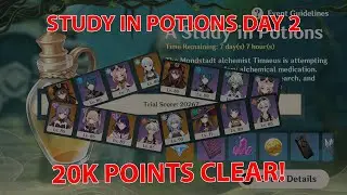 Study in Potions Day 2 - Clearing with 20k Points!!
