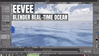 Blender Eevee - Simple Ocean Using Eevee