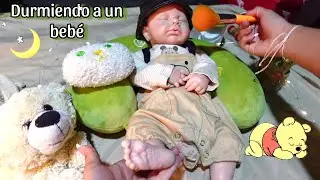Asmr masaje relajante y spa a un bebé 👶 💤
