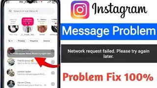 How to Fix Instagram Network request failed Please try again problem | Network Request Failed Insta😔