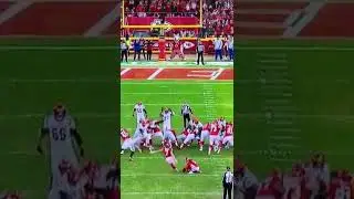 Chiefs vs. Bengals go to OT on this field goal!!! #shorts