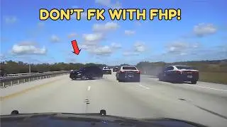 High-Speed Chase Turns Into Demolition Derby!