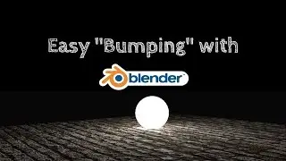 Blender 3D - Bump Map in Cycles (easy way)