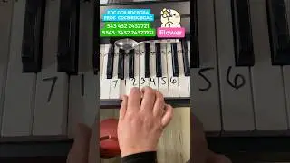 🌸Flower Piano Tutorial Easy 🌸 