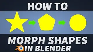 How to Morph shapes in Blender [Blender 3D Tutorial]