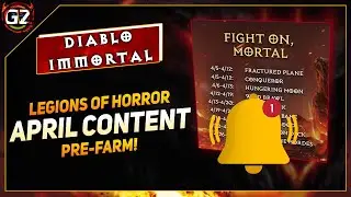 Legions Of Horror, Phantom Market & Pre-Farm TIme | Diablo Immortal