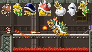 Super Mario Bros All Castles - No Damage (Super Mario All Stars)