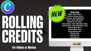 How to Make Awesome End Credits in Canva Fast!