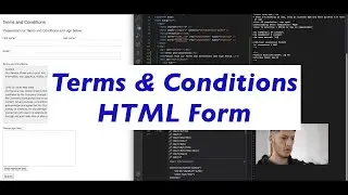 Creating a Terms and Conditions Form (PT 18)