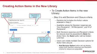 Clarity 16.1.1 - Introducing Action Items