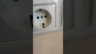 Установка розетки.