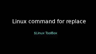 linux command tool for replace Linux Toolbox by udonpenguin udonペンギン