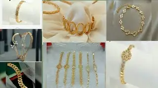 Gold braslet design @latest trends