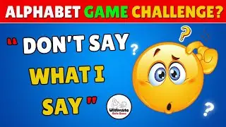 Avoid Saying The Same Thing As Me (GAME) 🎯 Alphabet Challenge 🔤