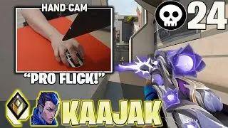 FNC KAAJAK – ULTRA LOW SENS PRO FLICK! | VALORANT
