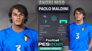 PES 2021 - DOWNLOAD UPDATE FACE PAOLO MALDINI