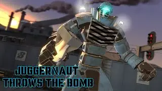 Juggernaut throws the Bomb (Gmod/TF2 animation)