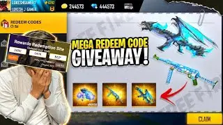 draco ak giveaway | draco ak max redeem code | free fire redeem code today